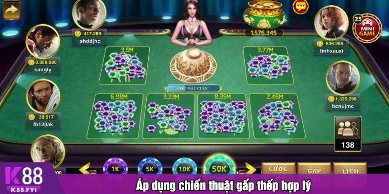 Áp dụng chiến thuật gấp thếp hợp lý
