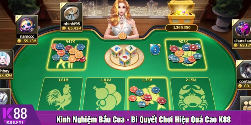 Kinh nghiệm bầu cua