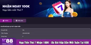Nạp tiền thứ 7 nhận 100K